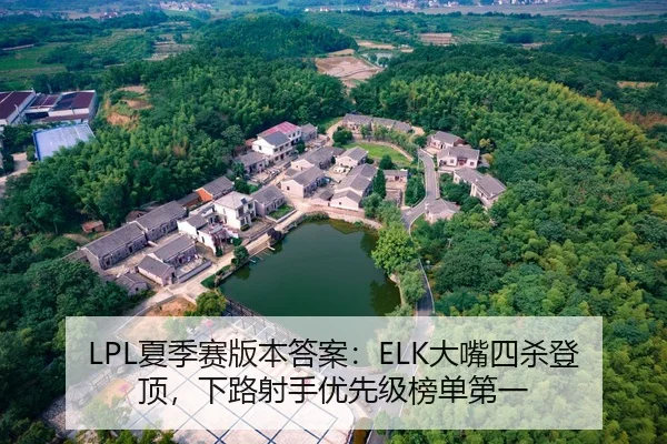LPL夏季赛版本答案：ELK大嘴四杀登顶，下路射手优先级榜单第一